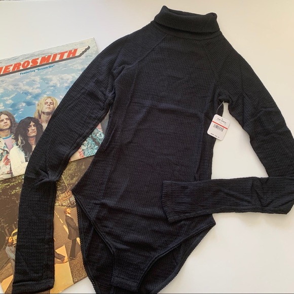 Free People | Black All You Want Bodysuit XS - Picture 2 of 12